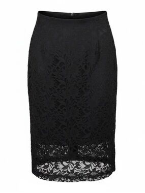 Elegant Black Lace Skirt